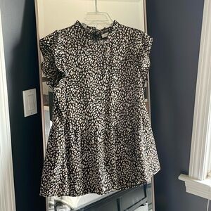 Loose Babydoll Blouse l Medium